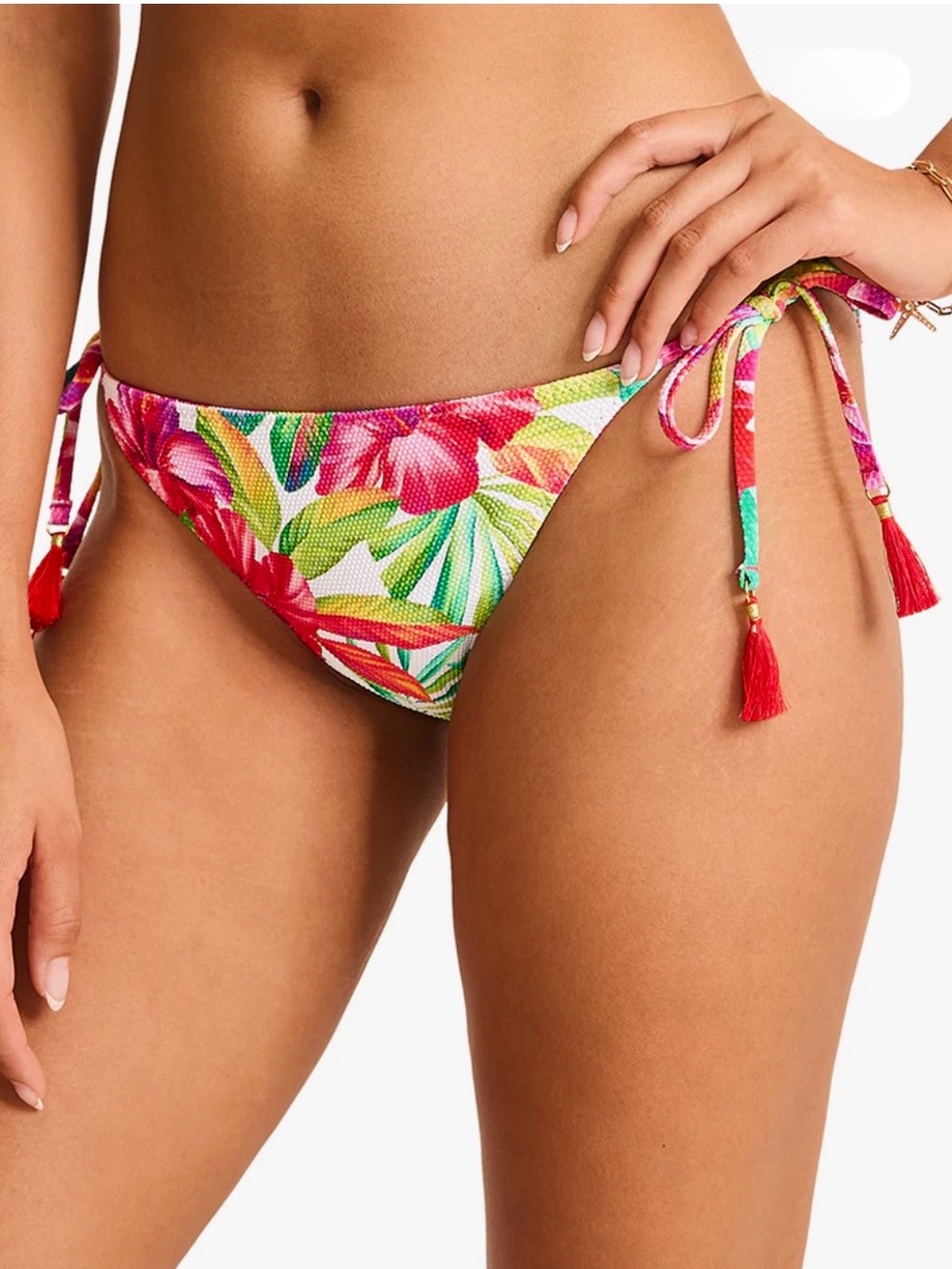 Tommy Bahama Island Cays Fiesta Reversible String Bikini Bottoms